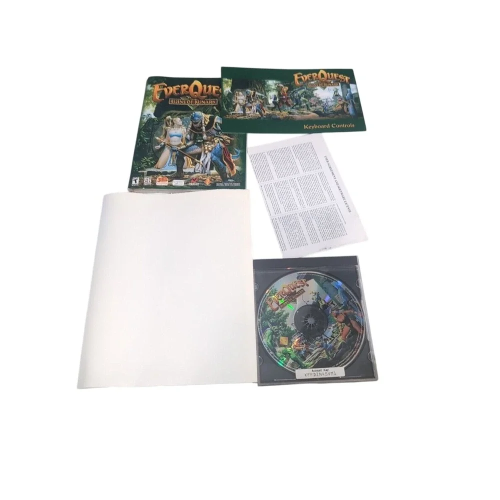 EverQuest The Ruins of Kunark PC Big Box Sony Verant Interactive Vintage Game